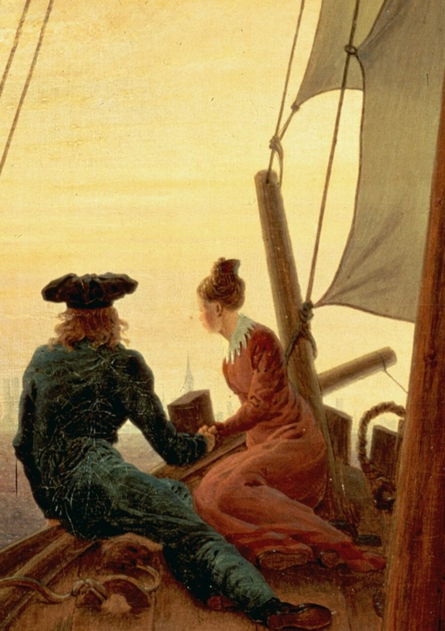 Auf dem Segler