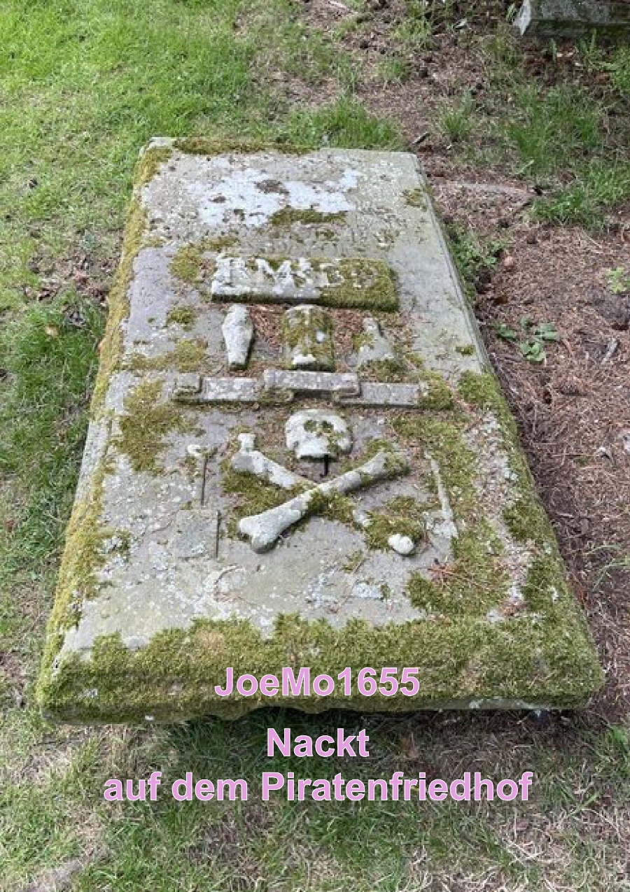 Nackt auf dem Piratenfriedhof